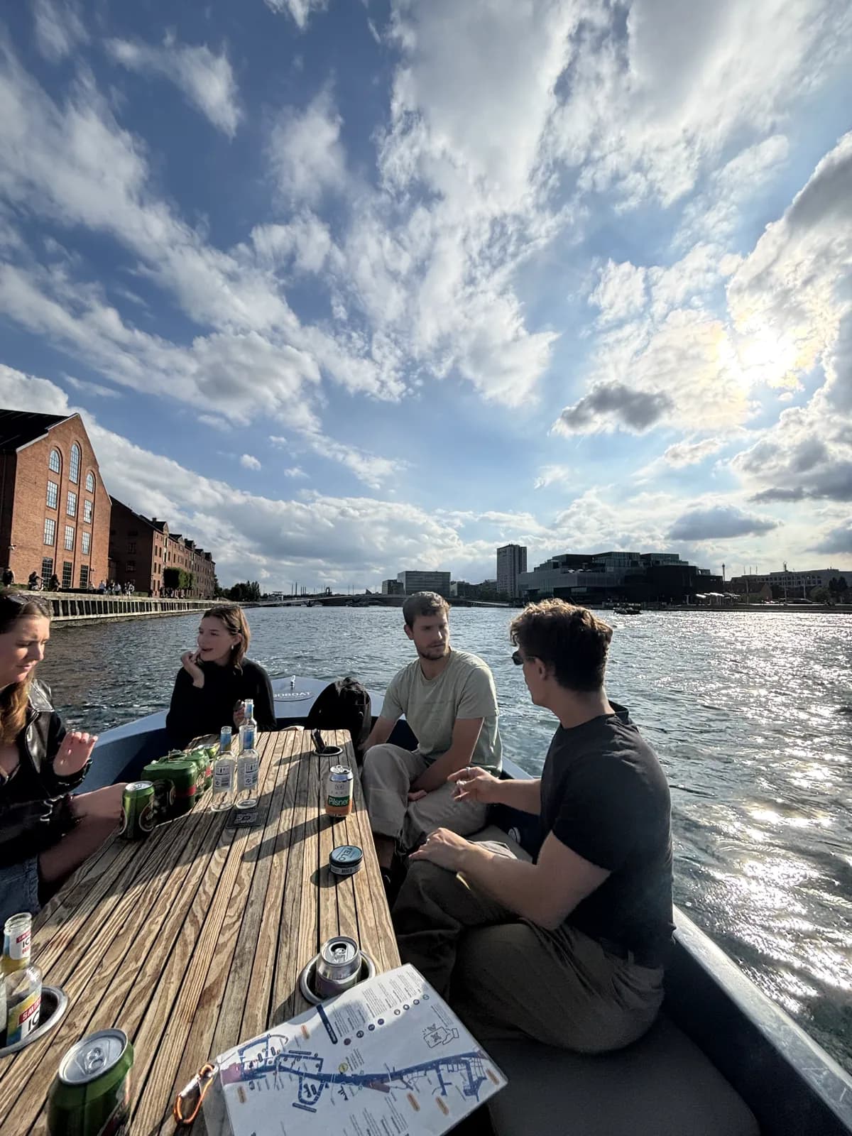 Sommerfest på båd i Københavns havn